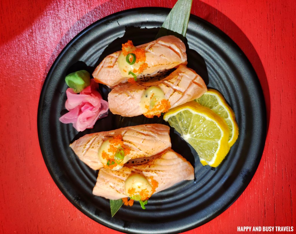 Salmon aburi Shinpuru Japanese Restaurant - Imus Cavite Where to eat affordable buffet - Happy and Busy Travels