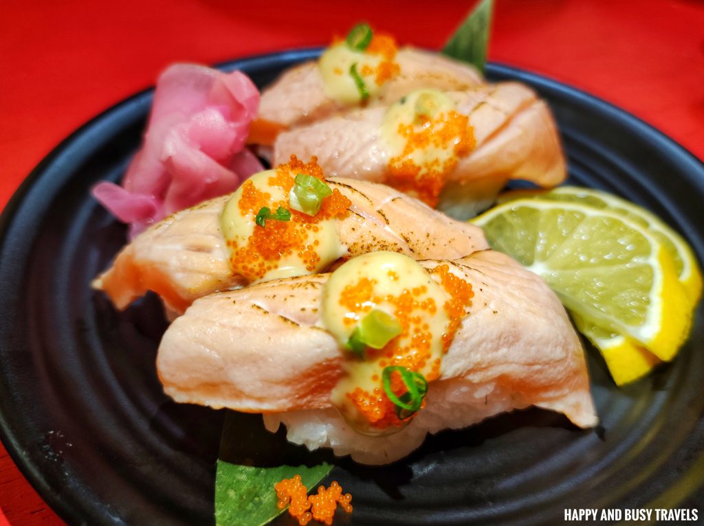 salmon aburi Shinpuru Japanese Restaurant - Imus Cavite Where to eat affordable buffet - Happy and Busy Travels