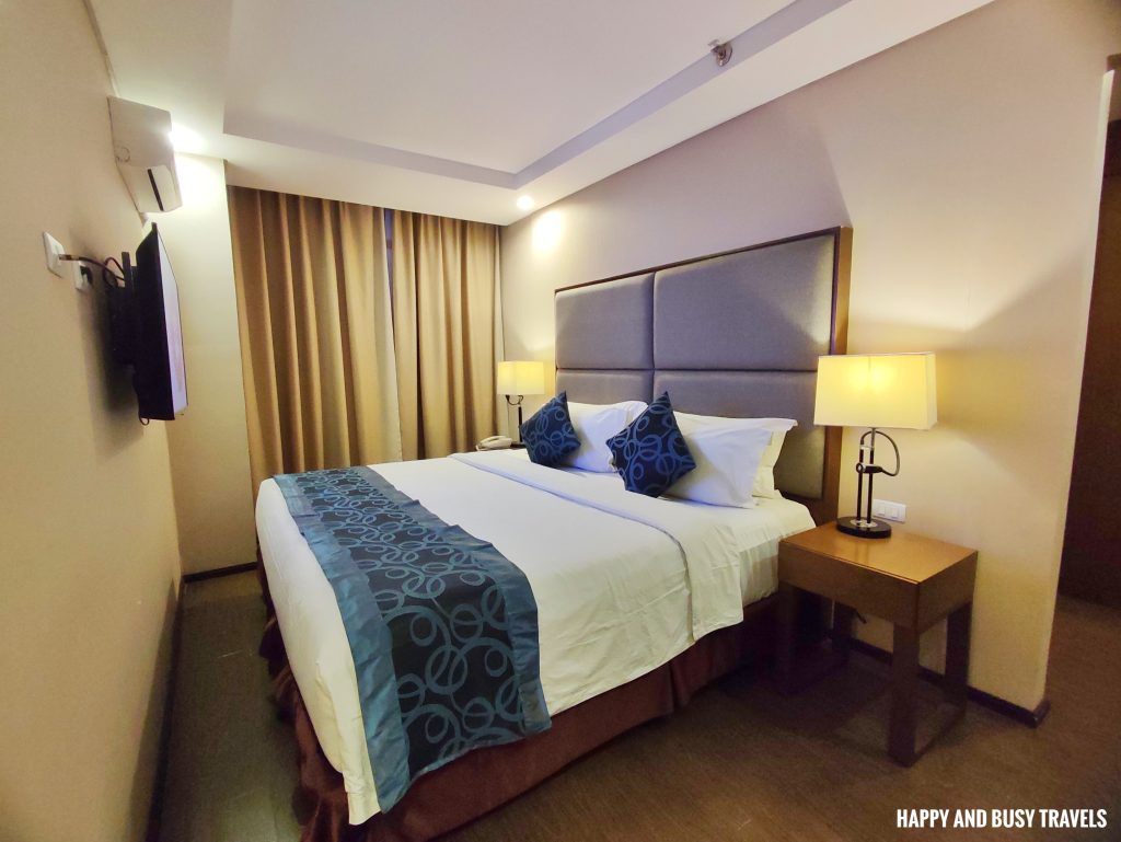 king size bed suite room bedroom Golden Phoenix Hotel - Where to stay near MOA Mall of asia Pasay - Happy and Busy Travels