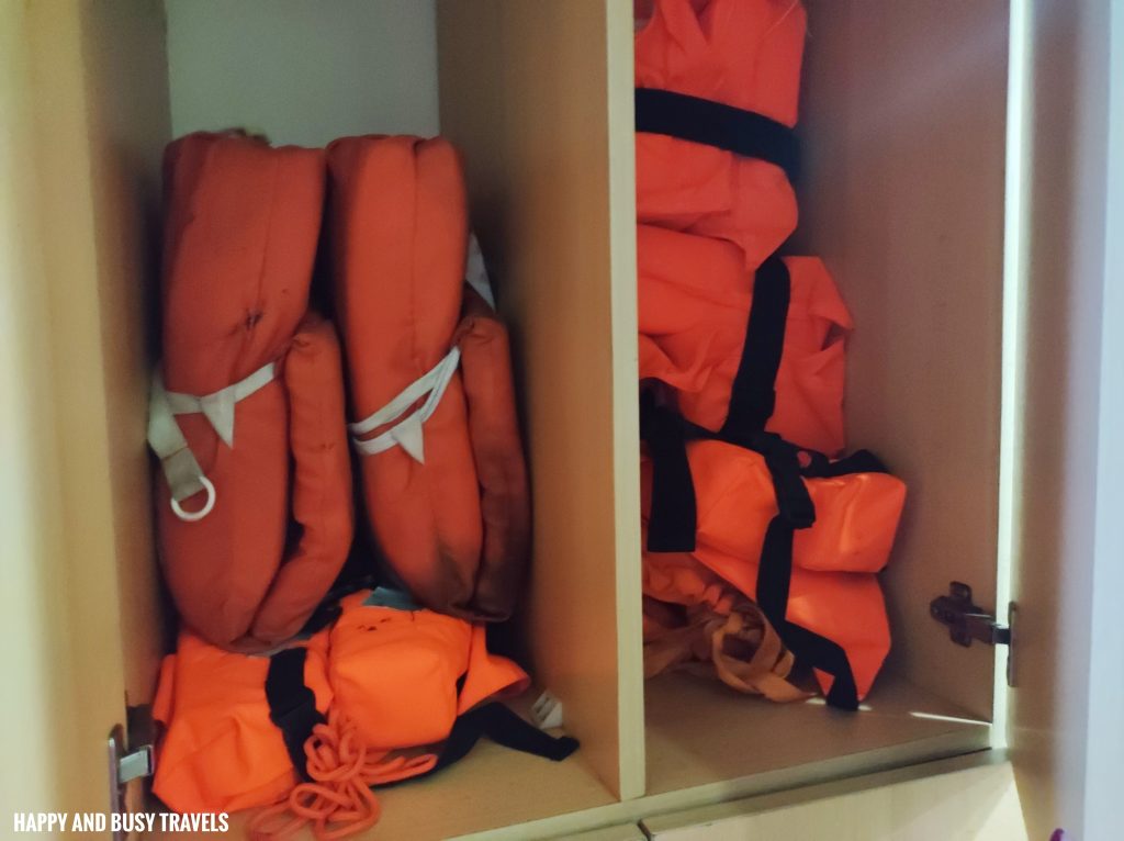 cabin for 4 lifejackets st ignatius of loyola 2GO Travel to Boracay boat - Batangas Caticlan route - Happy and Busy Travels