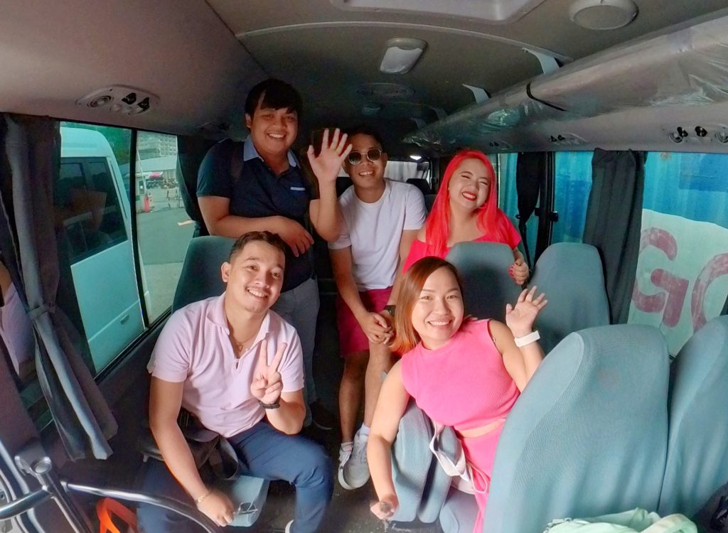 van pick up 2GOkada creators cruise experience 2023 - 2GO Travel - Happy and Busy Travels