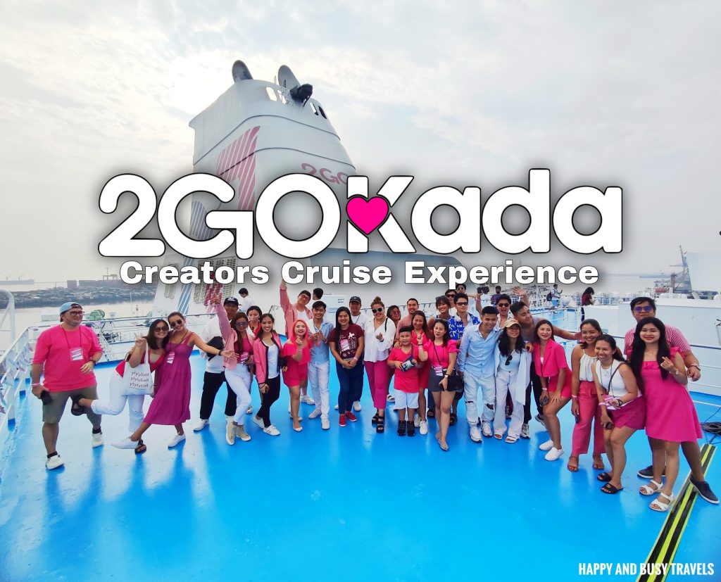 2GOkada creators cruise experience 2023 - 2GO Travel - Happy and Busy Travels