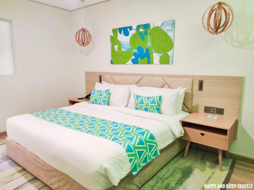 bed Executive king bayview room Lime Resort Manila - Where to stay hotel resort in manila - Happy and Busy Travels