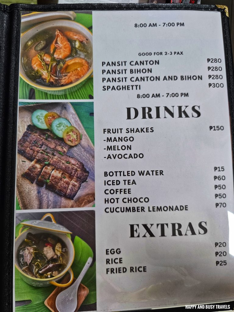EJ Play and Campground 58 - food menu Where to go stay imus cavite unwind resort farm animals nature - Happy and Busy Travels