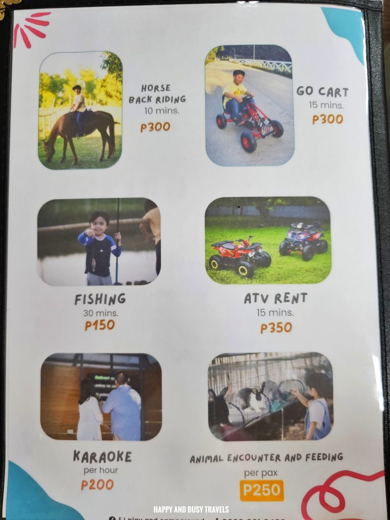 EJ Play and Campground 59 - activities rates Where to go stay imus cavite unwind resort farm animals nature - Happy and Busy Travels