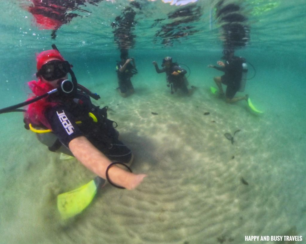 Kota Kinabalu Scuba Diving 11 - shallow water practice Downbelow Marine and Wildlife Adventures in Borneo What to do in Gaya Island - Sabah Tourism Happy and Busy Travels