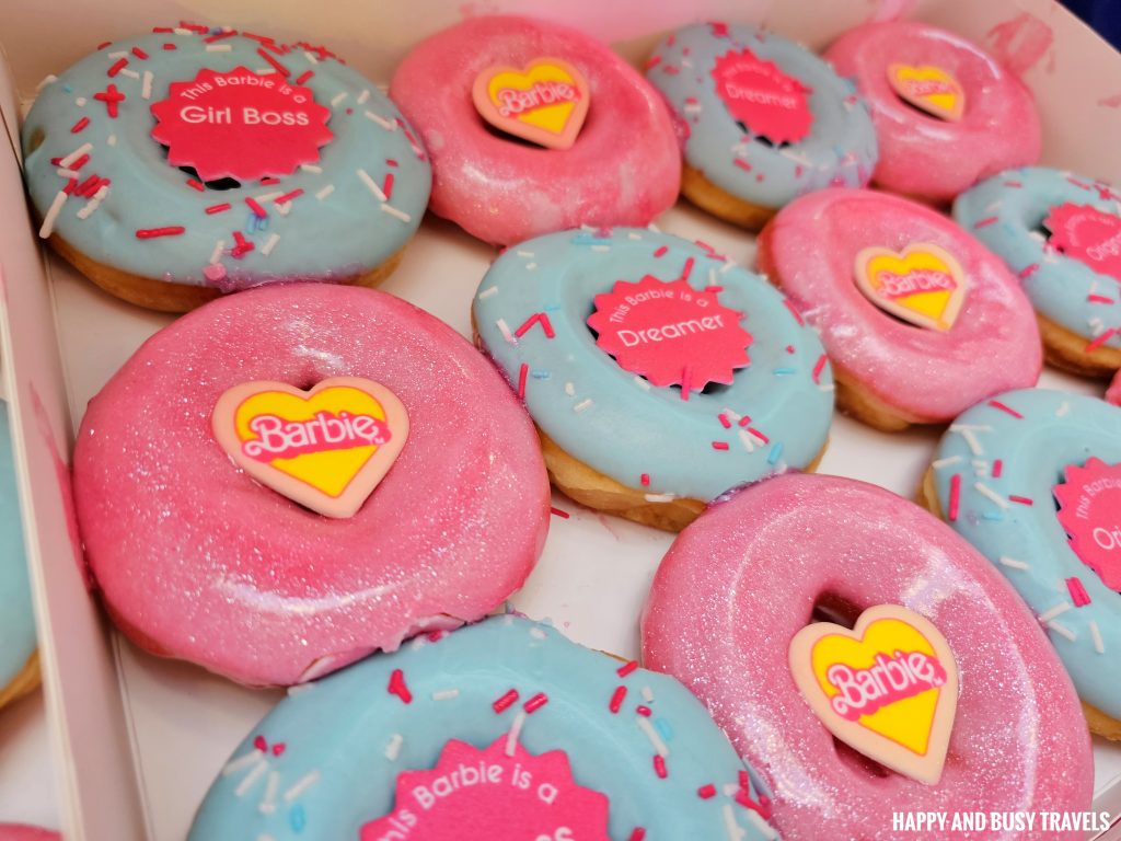 Barbie the Movie Premier Night 12 - krispy kreme barbie pink doughnuts SM Mall of Asia - Happy and Busy Travels