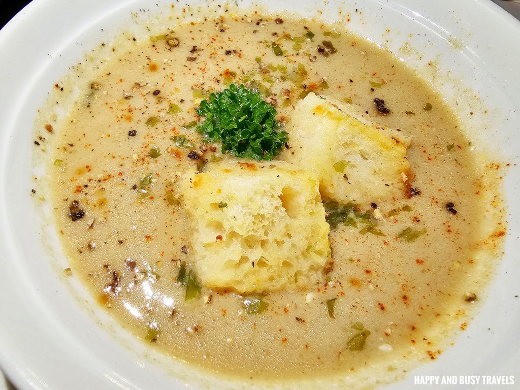 Cream of mushroom soup Brass Monkey Cafe and Bar - Where to eat Kota Kianablu Sabah Malaysia - Happy and Busy Travels