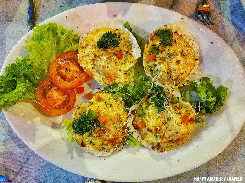 baked scallops Brass Monkey Cafe and Bar - Where to eat Kota Kianablu Sabah Malaysia - Happy and Busy Travels