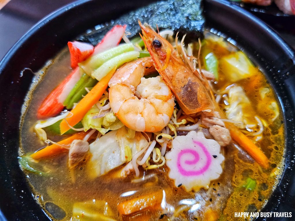 Kiks Kitchenette 12 - spicy seafood ramen Where to eat San Pedro Laguna Japanese restaurant - Happy and Busy Travels