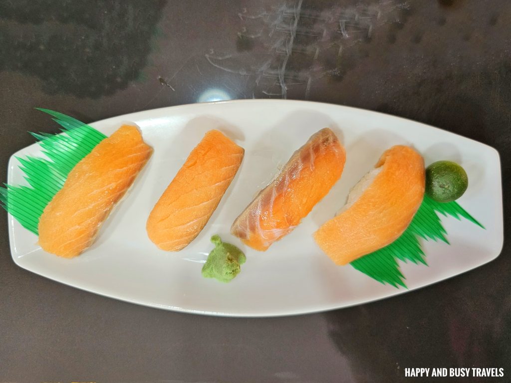 Kiks Kitchenette 13 - Salmon sashimi P365 Where to eat San Pedro Laguna Japanese restaurant - Happy and Busy Travels