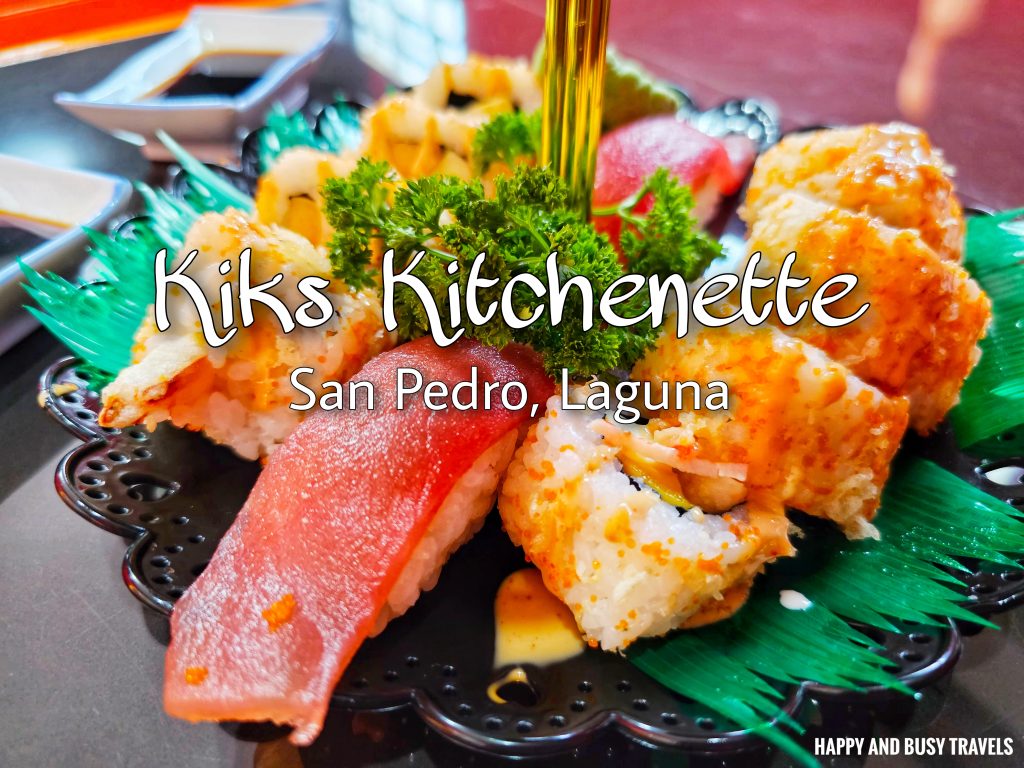 Kiks Kitchenette - Where to eat San Pedro Laguna Japanese restaurant - Happy and Busy Travels