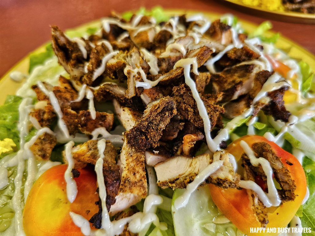 delightful arabian shawarma Maliks Malik's Original Shawarma 10 - mixed vegetable salad Where to eat in Tanza Restaurant Arabian Shawarma - Happy and Busy Travels