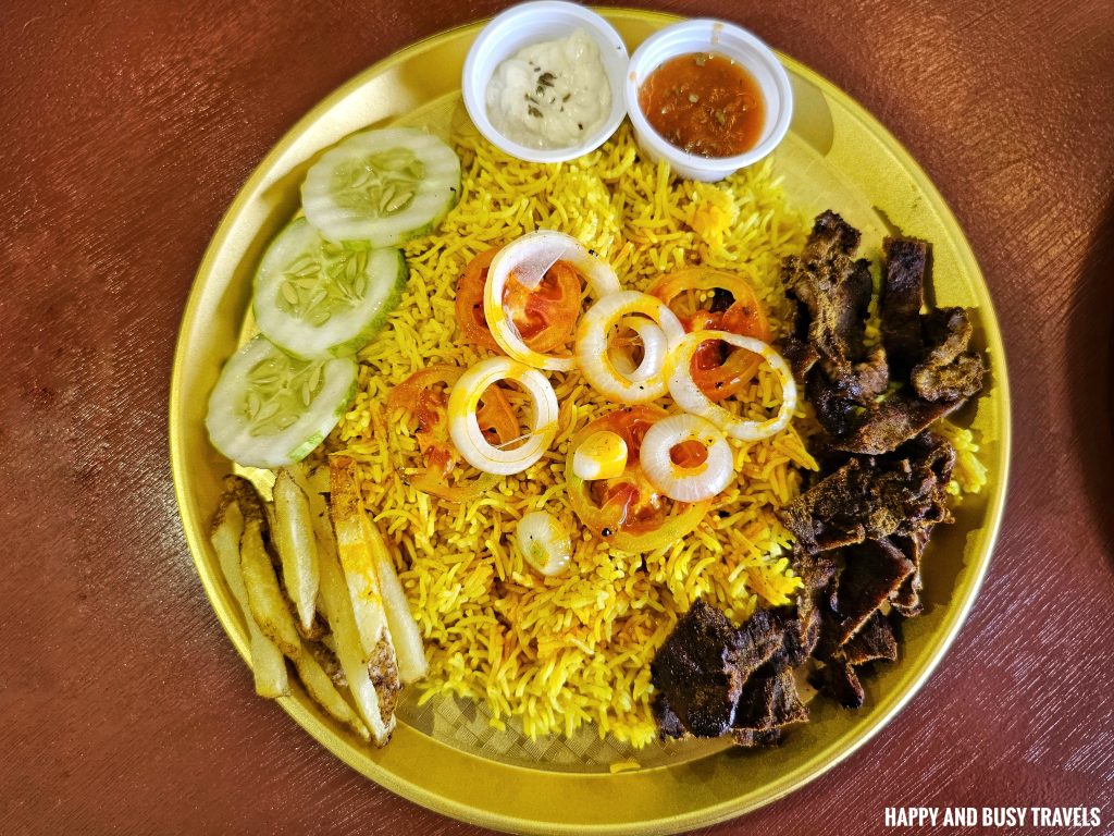 Maliks Malik's Original Shawarma 12 - Grilled Beef Kabsa P320 unli biryani rice Where to eat in Tanza Restaurant Arabian Shawarma - Happy and Busy Travels