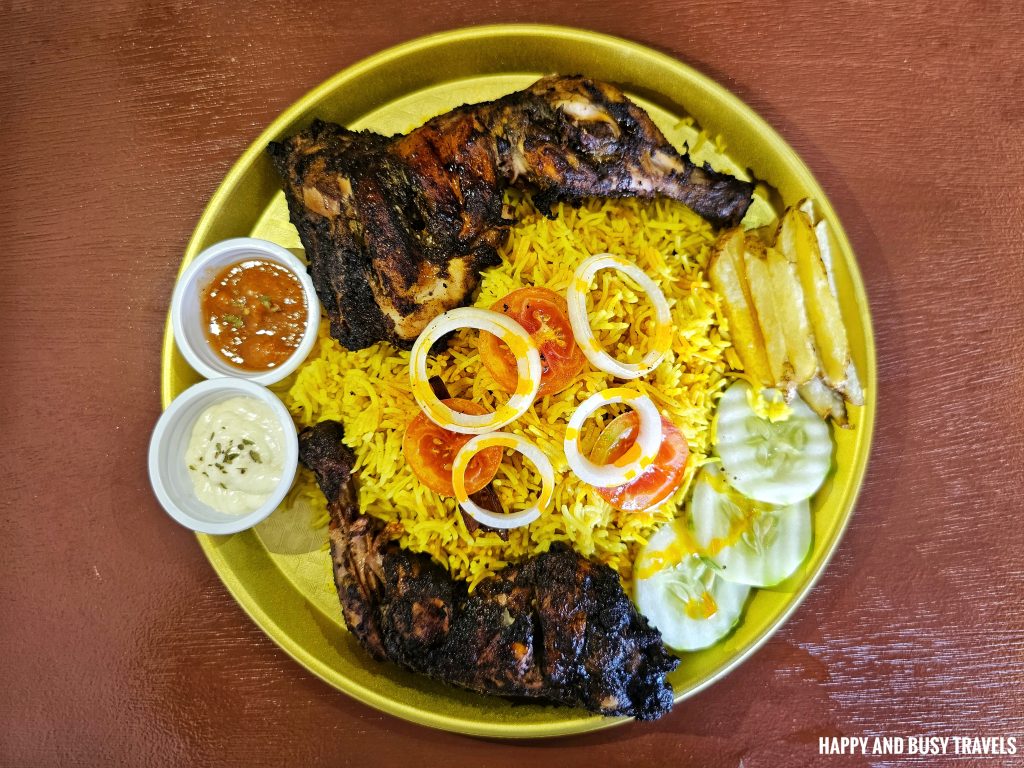 Maliks Malik's Original Shawarma 14 - Grilled chicken kabsa P270 unli biryani rice Where to eat in Tanza Restaurant Arabian Shawarma - Happy and Busy Travels