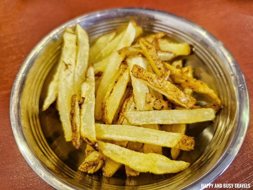 delightful arabian shawarma Maliks Malik's Original Shawarma 8 - french fries P25 Where to eat in Tanza Restaurant Arabian Shawarma - Happy and Busy Travels