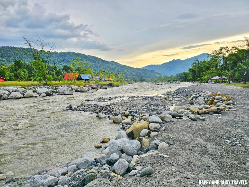 swim what to do activities in Nohutu Eco Tourism - Where to stay nature camp kota kinabalu sabah Malaysia view of mount kinabalu river - Happy and Busy Travels