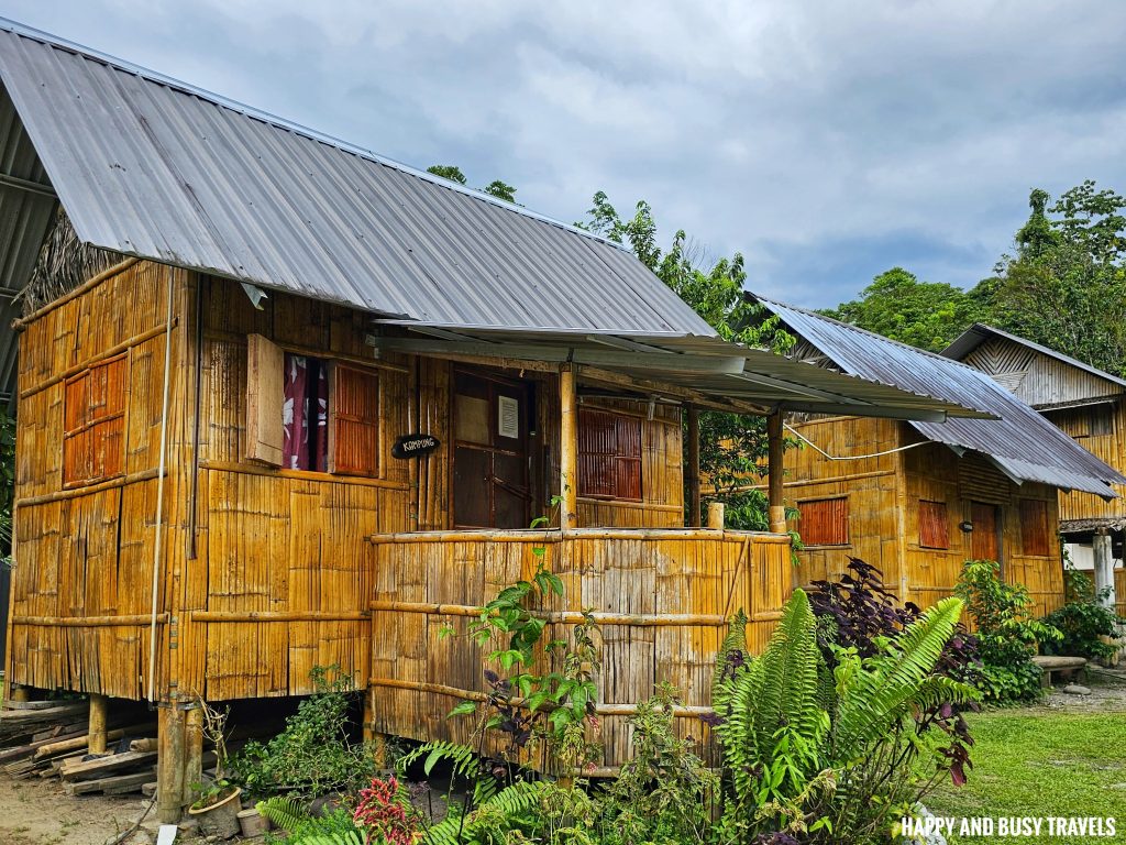 nipa hut stay kampong Nohutu Eco Tourism - Where to stay nature camp kota kinabalu sabah Malaysia view of mount kinabalu river - Happy and Busy Travels