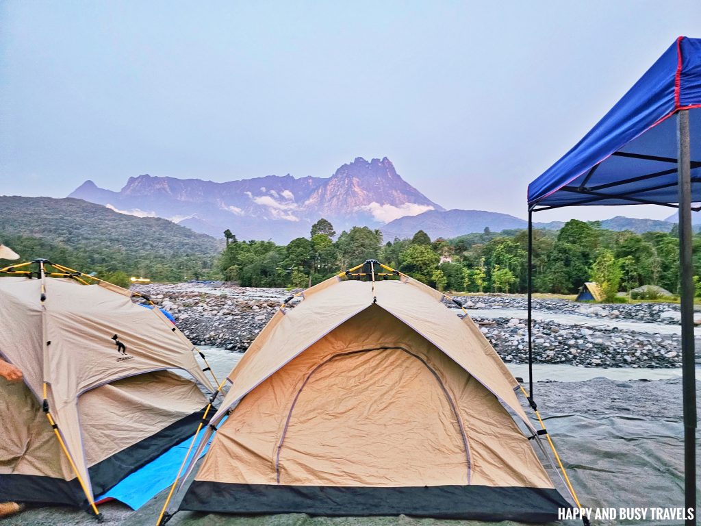 Nohutu Eco Tourism - Where to stay nature camp kota kinabalu sabah Malaysia view of mount kinabalu river - Happy and Busy Travels