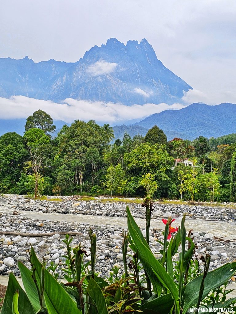 mount kinabalu view Nohutu Eco Tourism - Where to stay nature camp kota kinabalu sabah Malaysia view of mount kinabalu river - Happy and Busy Travels