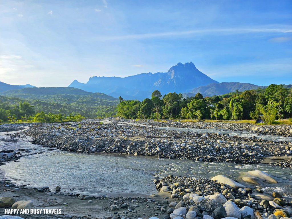 Nohutu Eco Tourism - Where to stay nature camp kota kinabalu sabah Malaysia view of mount kinabalu river - Happy and Busy Travels