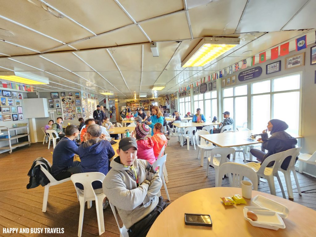 Climbing mount kinabalu 38 - panalaban laban rata resthouse dining area first day how to climb tips kota kinabalu sabah malaysia highest peak south east asia mountain - Happy and Busy Travels