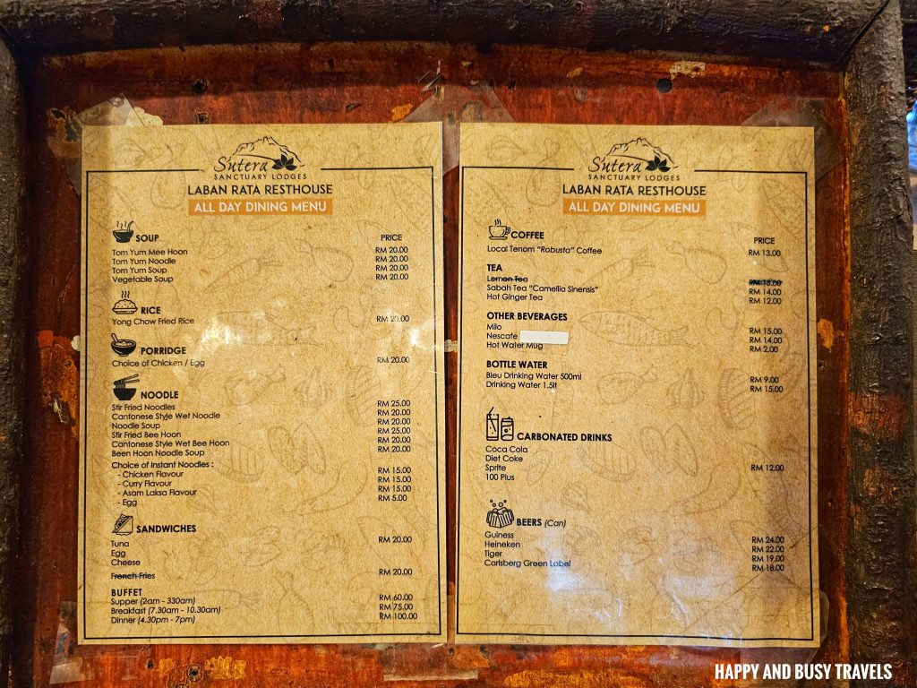 Climbing mount kinabalu 45 - panalaban laban rata resthouse menu ala carte first day how to climb tips kota kinabalu sabah malaysia highest peak south east asia mountain - Happy and Busy Travels