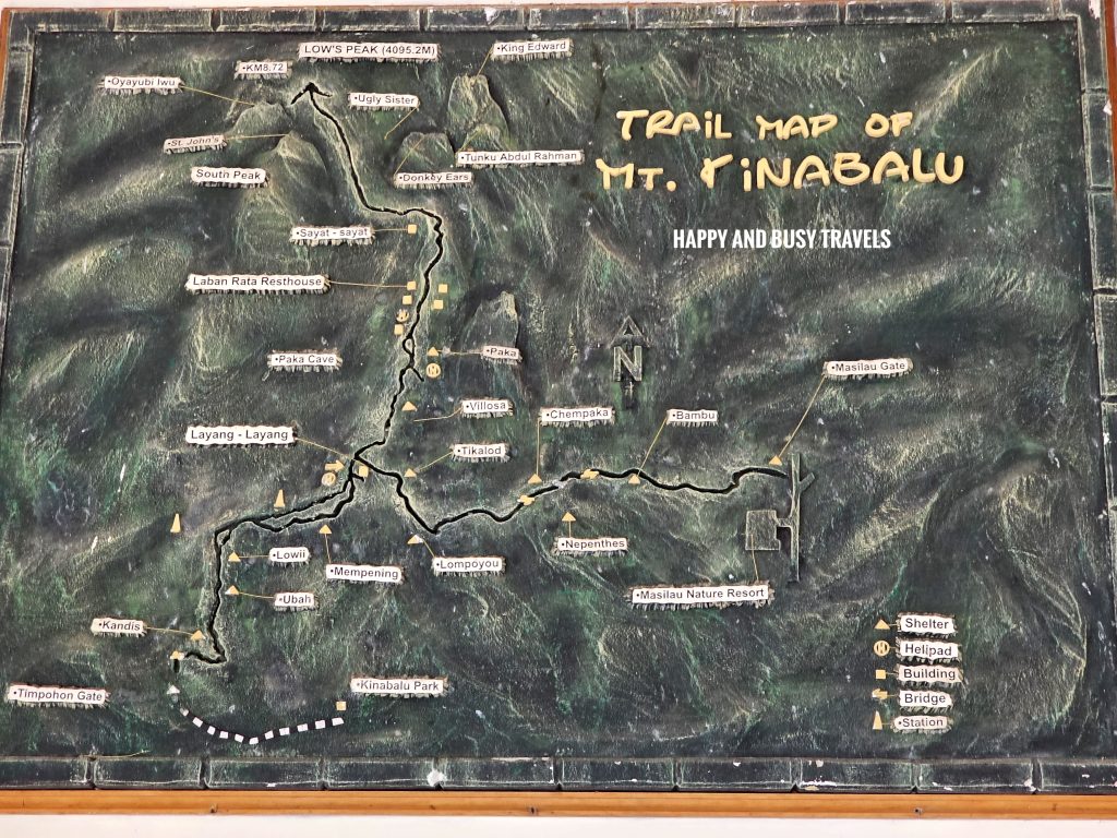 Climbing mount kinabalu 69 - map trail where to book travel agency how to climb tips kota kinabalu sabah malaysia highest peak south east asia mountain - Happy and Busy Travels