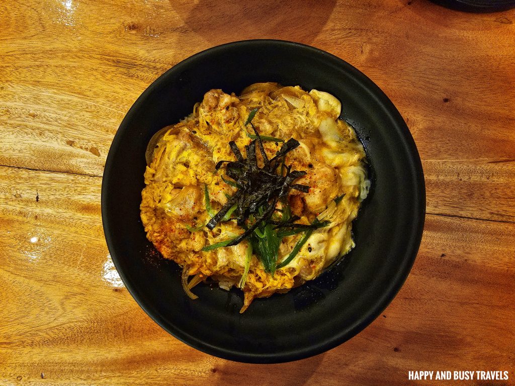 Island Izakaya 12 - Oyaku Donburi P350 - Japanese Restaurant Where to eat Boracay - Happy and Busy Travels