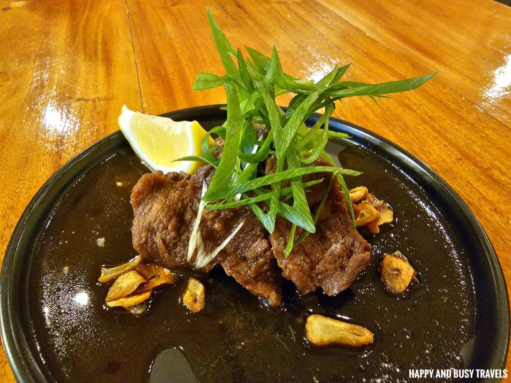 Island Izakaya 16 - Beef Tongue P250 Japanese Restaurant Where to eat Boracay - Happy and Busy Travels