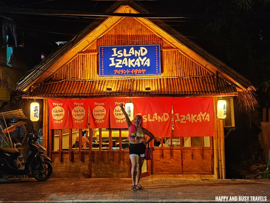 Island Izakaya - Japanese Restaurant Where to eat Boracay - Happy and Busy Travels