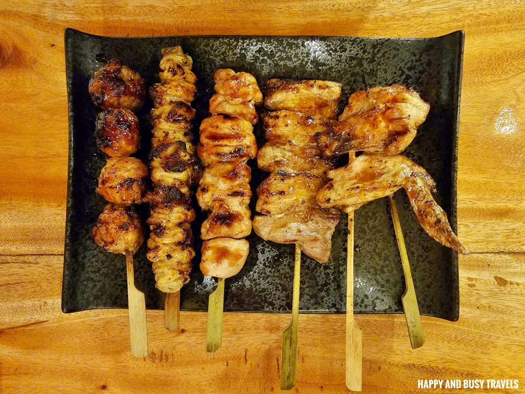 Island Izakaya 7 - Yakitori Momo 70 Torikawa 70 Tebasake 90 Butabara 90 Tsukuni 90 Japanese Restaurant Where to eat Boracay - Happy and Busy Travels