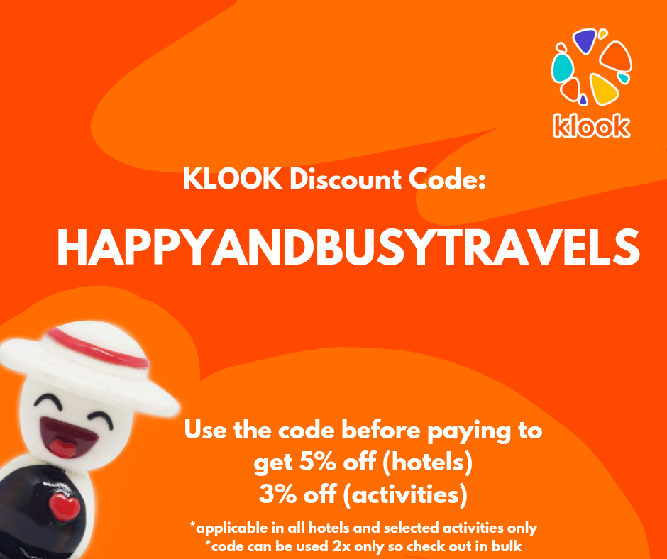 Klook Discount Code - Birthday Code hotel activities vacation flights airport transfers promo - Happy and Busy Travels