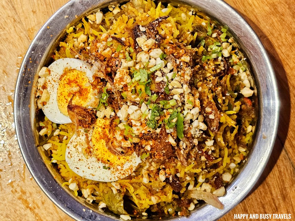 Little Taj Boracay 16 - Lamb Hyderabadi Biryani P650 Where to eat Boracay Restaurants Indian Food Happy and Busy Travels