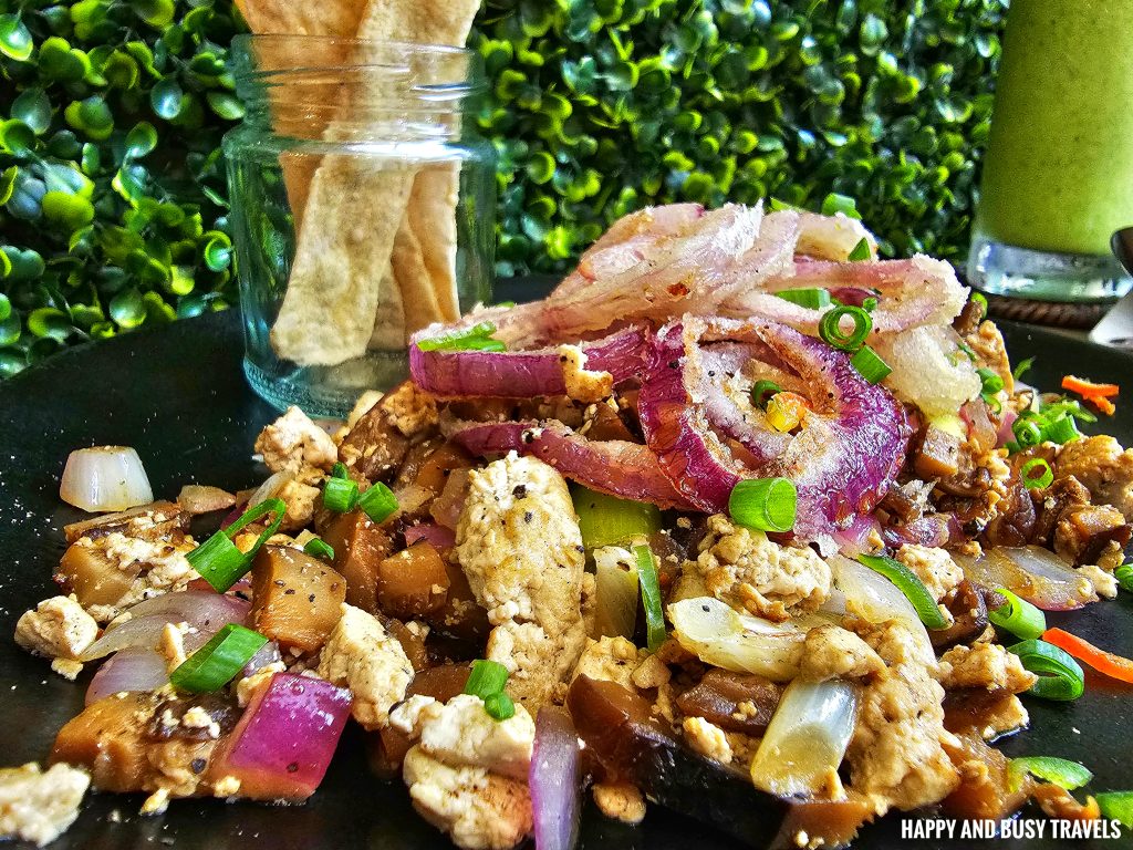 Nonies Health food restaurant Boracay 10 - Vegan Sisig P290 Where to eat in Boracay Restaurant Station x - Happy and Busy Travels