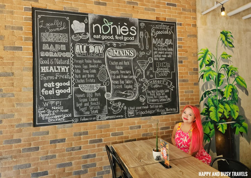 Nonies Health food restaurant Boracay 3 - Where to eat in Boracay Restaurant Station x - Happy and Busy Travels