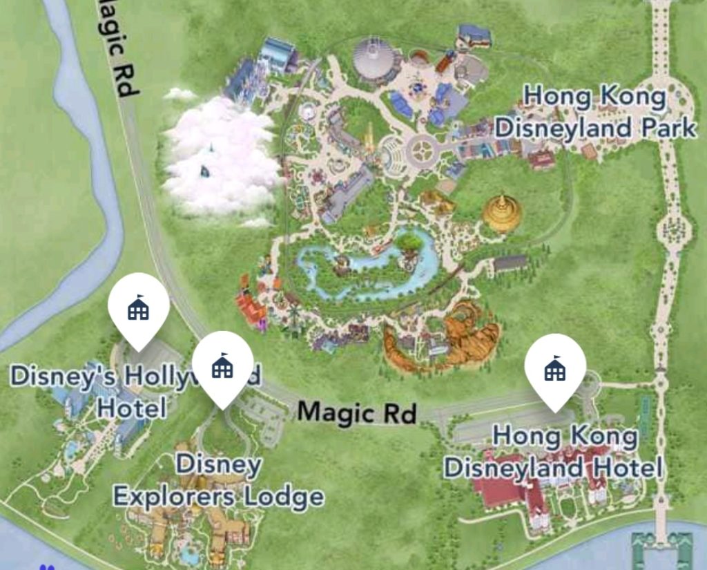 map Hong Kong Disneyland Resort - tips FAQs where to buy tickets Klook - Happy and Busy Travels