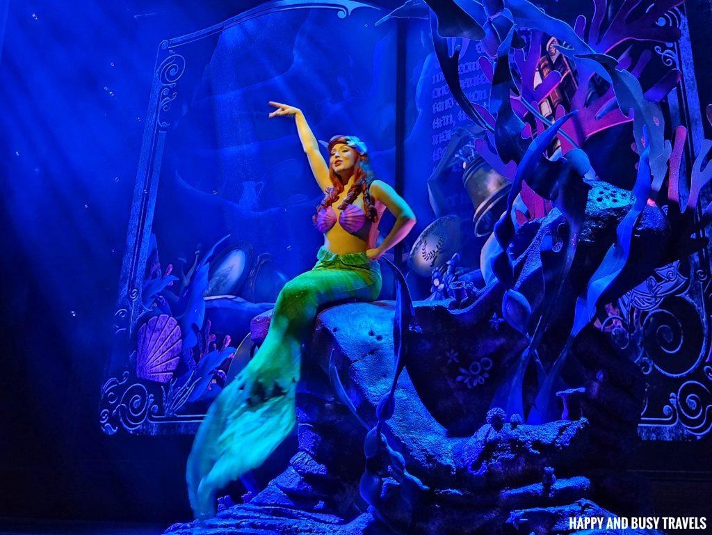 Mickey and the Wonderous Book Hong Kong Disneyland Resort 82 - little mermaid Storybook theater - tips FAQs where to buy tickets Klook - Happy and Busy Travels