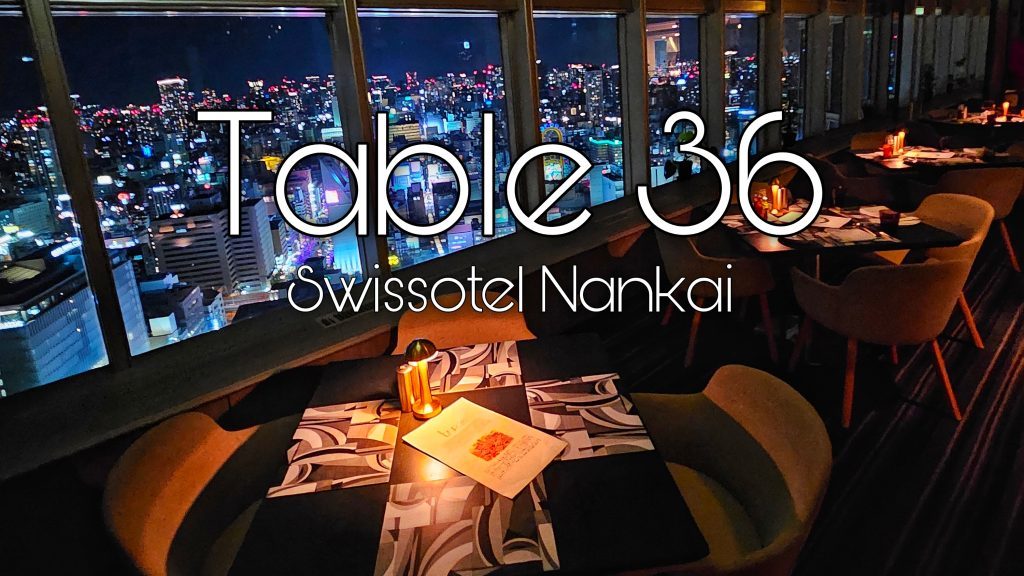 Table 36 Skyfarm Journey 5 course menu Swissotel Nankai Osaka Japan` - romantic dinner Happy and Busy Travels