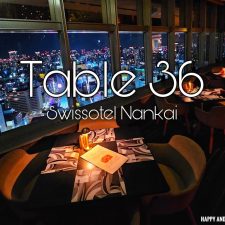 Table 36 Skyfarm Journey 5 course menu Swissotel Nankai Osaka Japan` - romantic dinner Happy and Busy Travels