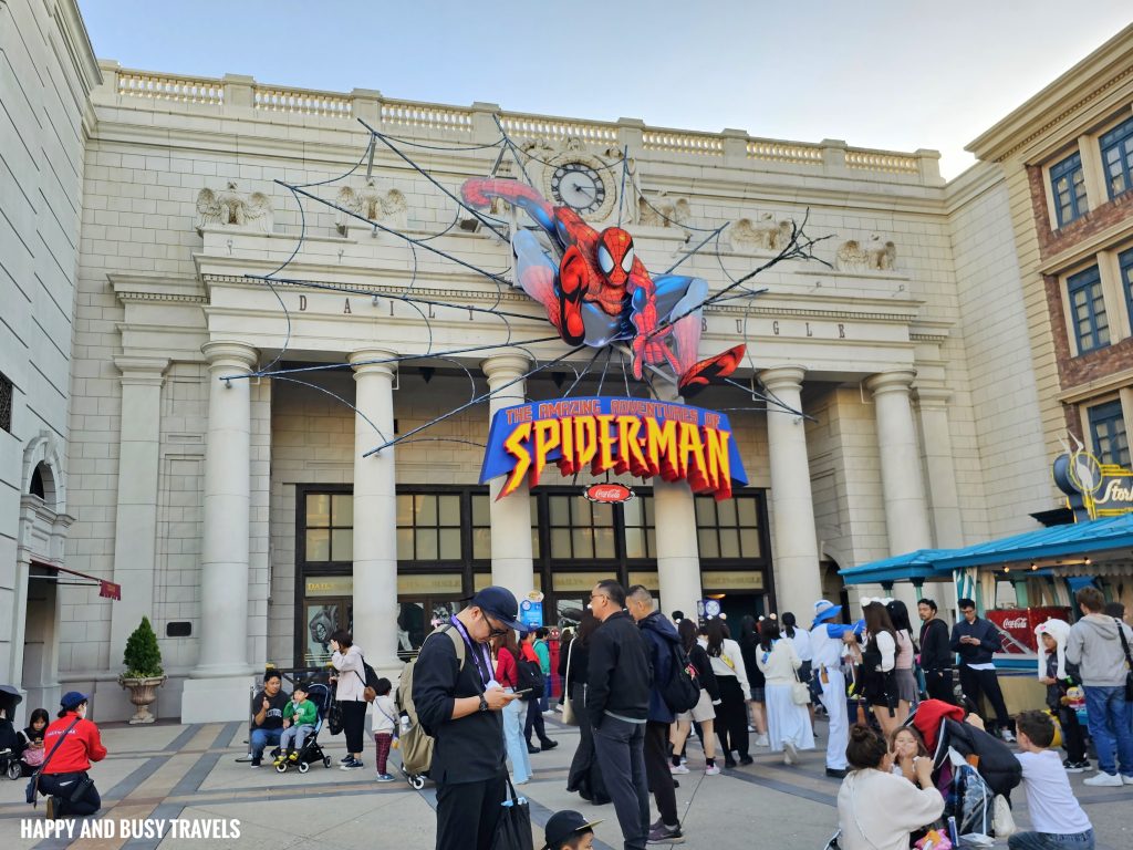 Universal Studios Japan 55 - The amazing adventures of Spiderman 4K3D New York Area Osaka Where to go USJ - Happy and Busy Travels
