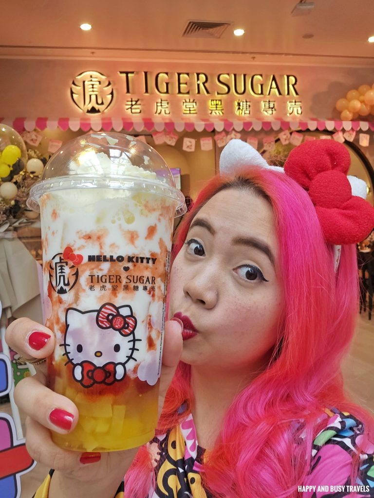 Hello Kitty Milk Tea Tiger Sugar Philippines 3 - Jelly Party Pink Slushie Happy and Busy Travels