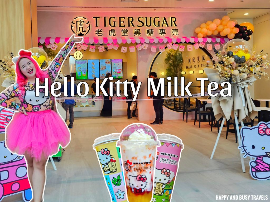 Hello Kitty Milk Tea Tiger Sugar Philippines - Happy and Busy Travels