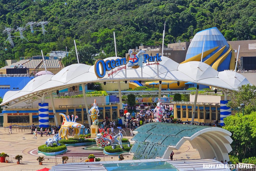 Ocean Park Hong Kong 8 - entrance Theme park where to go to Hong Kong Itinerary - Happy and Busy Travels