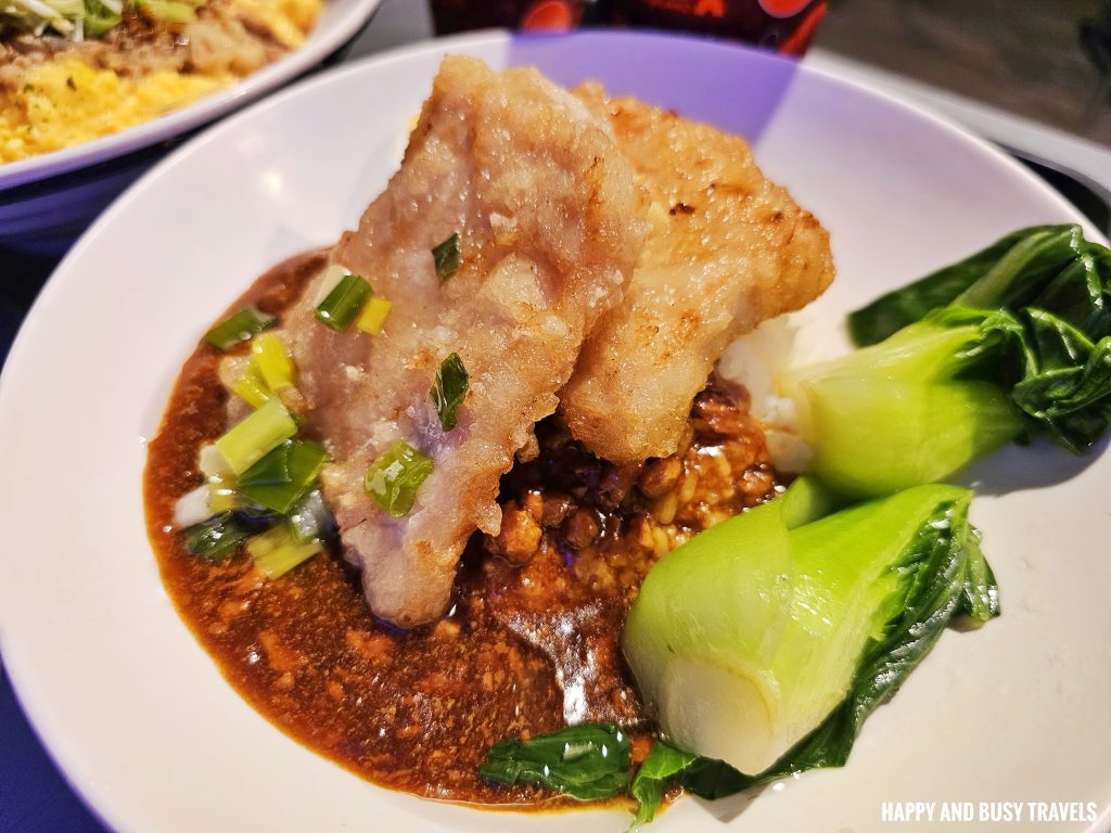 Deep-Fried Porkchop & Braised Pork Japanese Rice Combo from Comet Cafe 3 Days in Hong Kong - disney Meal voucher Itinerary and Tips KLOOK discount Code HAPPYANDBUSYTRAVELS disney aqualuna peak tram Nong Ping 360 - Happy and Busy Travels
