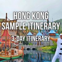 3 Days in Hong Kong - Itinerary and Tips KLOOK discount Code HAPPYANDBUSYTRAVELS disney aqualuna peak tram Nong Ping 360 - Happy and Busy Travels