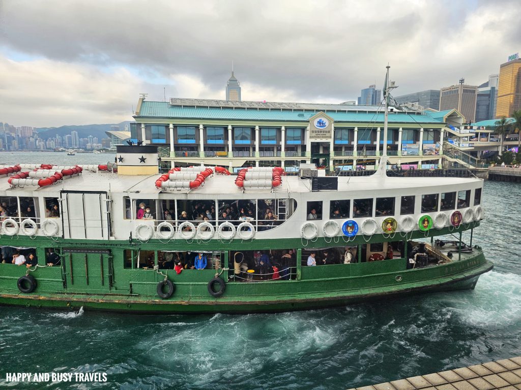 4 Days in Hong Kong 13 - Central Tsim Sha Tsui Ferry Itinerary and Tips KLOOK discount Code HAPPYANDBUSYTRAVELS disney aqualuna peak tram Nong Ping 360 - Happy and Busy Travels