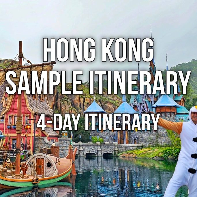 4 Days in Hong Kong - Itinerary and Tips KLOOK discount Code HAPPYANDBUSYTRAVELS disney aqualuna peak tram Nong Ping 360 - Happy and Busy Travels