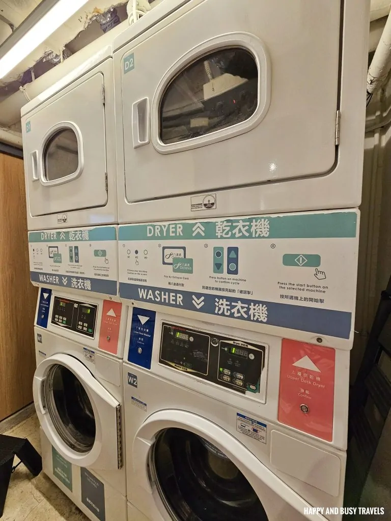 Weave Studios Prince Edward 39 - laundry features and amenities Where to stay in Hong Kong accommodation co living hotel - Happy and Busy Travels