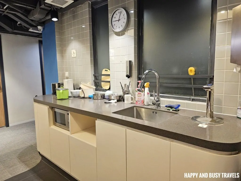 Weave Studios Prince Edward 51 - pantry features and amenities Where to stay in Hong Kong accommodation co living hotel - Happy and Busy Travels